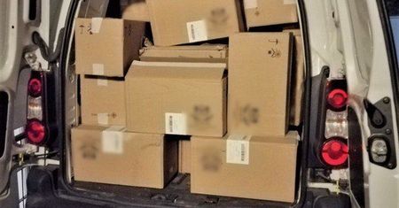 Pijany kierowca przewoził 480 tys. sztuk nieleganych papierosów