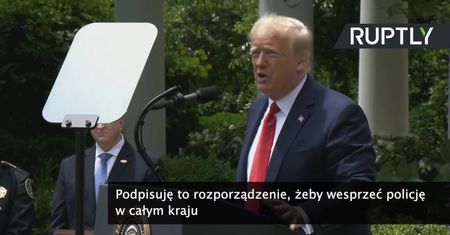 Trump podpisał rozporządzenie o reformie policji
