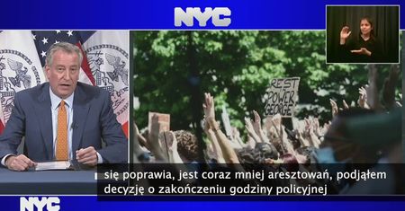 Nowy Jork zniósł godzinę policyjną wcześniej, niż zakładano