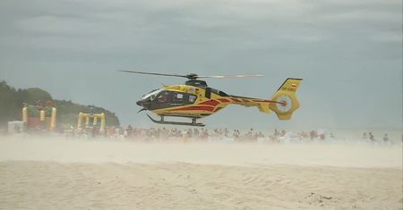 45-latek utonął w Bałtyku. Kąpał się na niestrzeżonej plaży w Sarbinowie