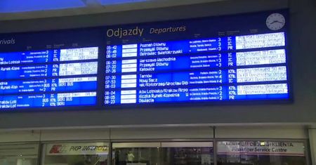Kilku dziesięciominutowe opóźnienia pociągów na dworcu Kraków Główny