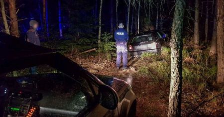 POŚCIG ZA SPRAWCĄ KRADZIEŻY PALIWA. MĘŻCZYZNA BYŁ POD WPŁYWEM NARKOTYKÓW