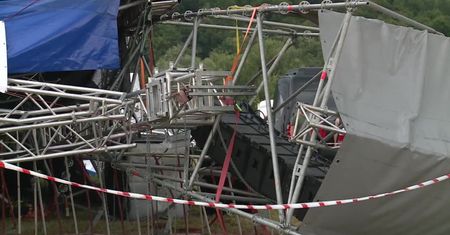 Nawałnica przerwała festyn na Podkarpaciu