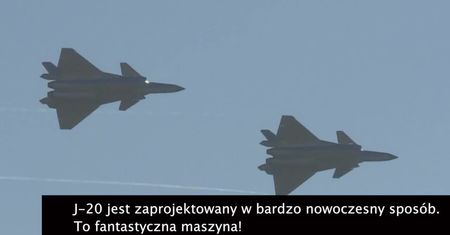 Pilot o ewolucji chińskich myśliwców niewykrywalnych dla radarów
