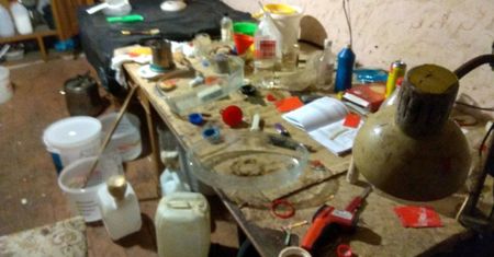 ZLIKWIDOWANE LABORATORIUM METAMFETAMINY
