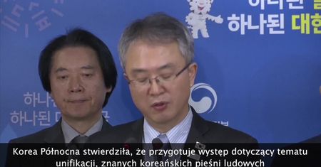 Igrzyska sprzyjają ociepleniu stosunków na Półwyspie Koreańskim, w Pjongczangu ma wystąpić trupa z Północy. “Przygotuje występ dotyczący unifikacji”