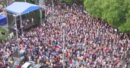 Antyrządowe protesty na Słowacji