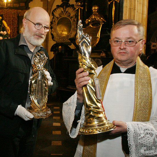 Relikwiarze św. Stanisława na Wawelu