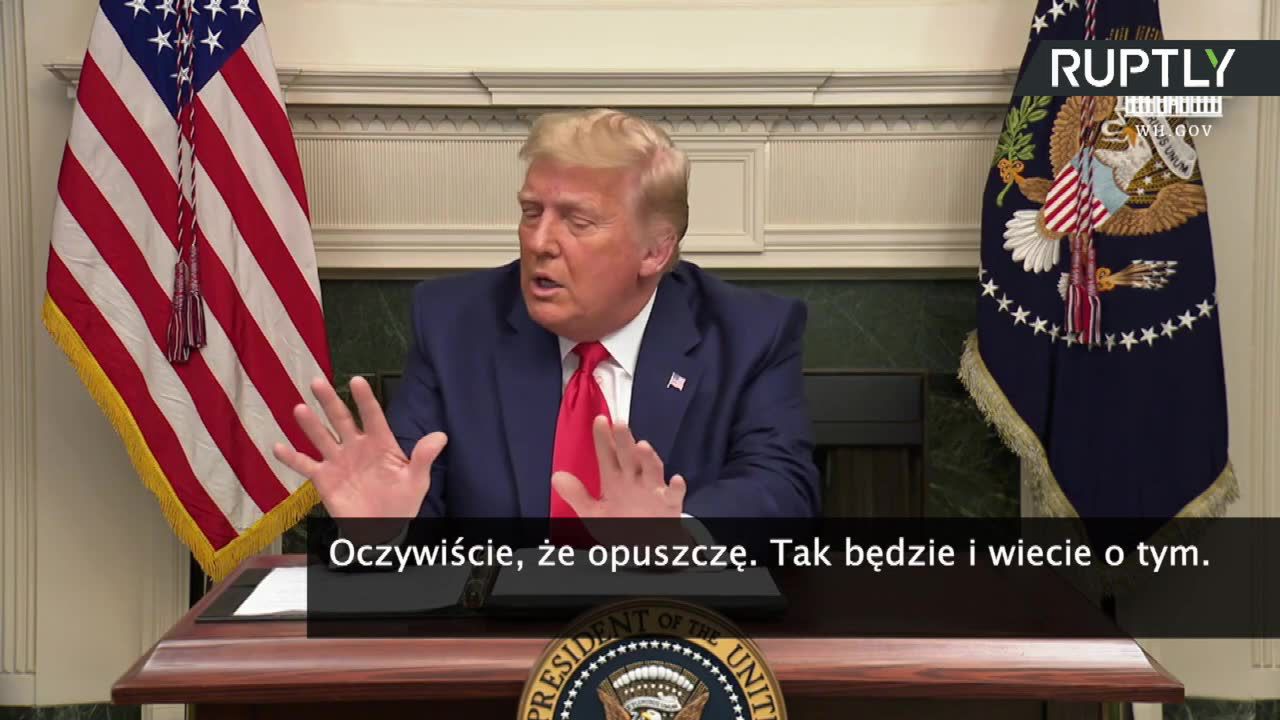 Donald Trump deklaruje, że opuści Biały Dom jak Kolegium orzeknie zwycięstwo Joe Bidena