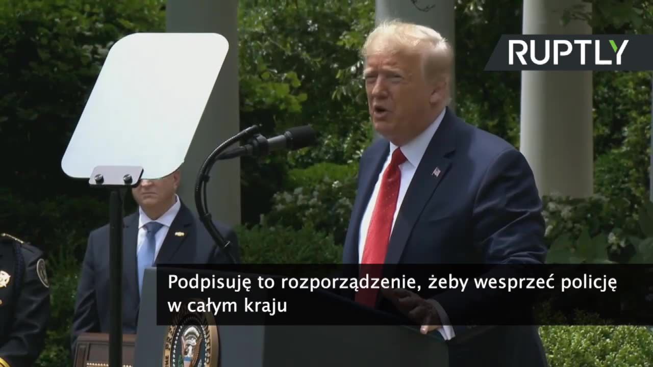 Trump podpisał rozporządzenie o reformie policji