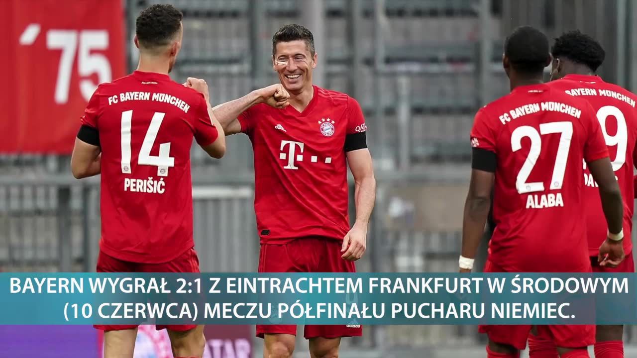 Wyprzedził jednego Muellera, goni następnego. Robert Lewandowski z kolejnym golem w Pucharze Niemiec