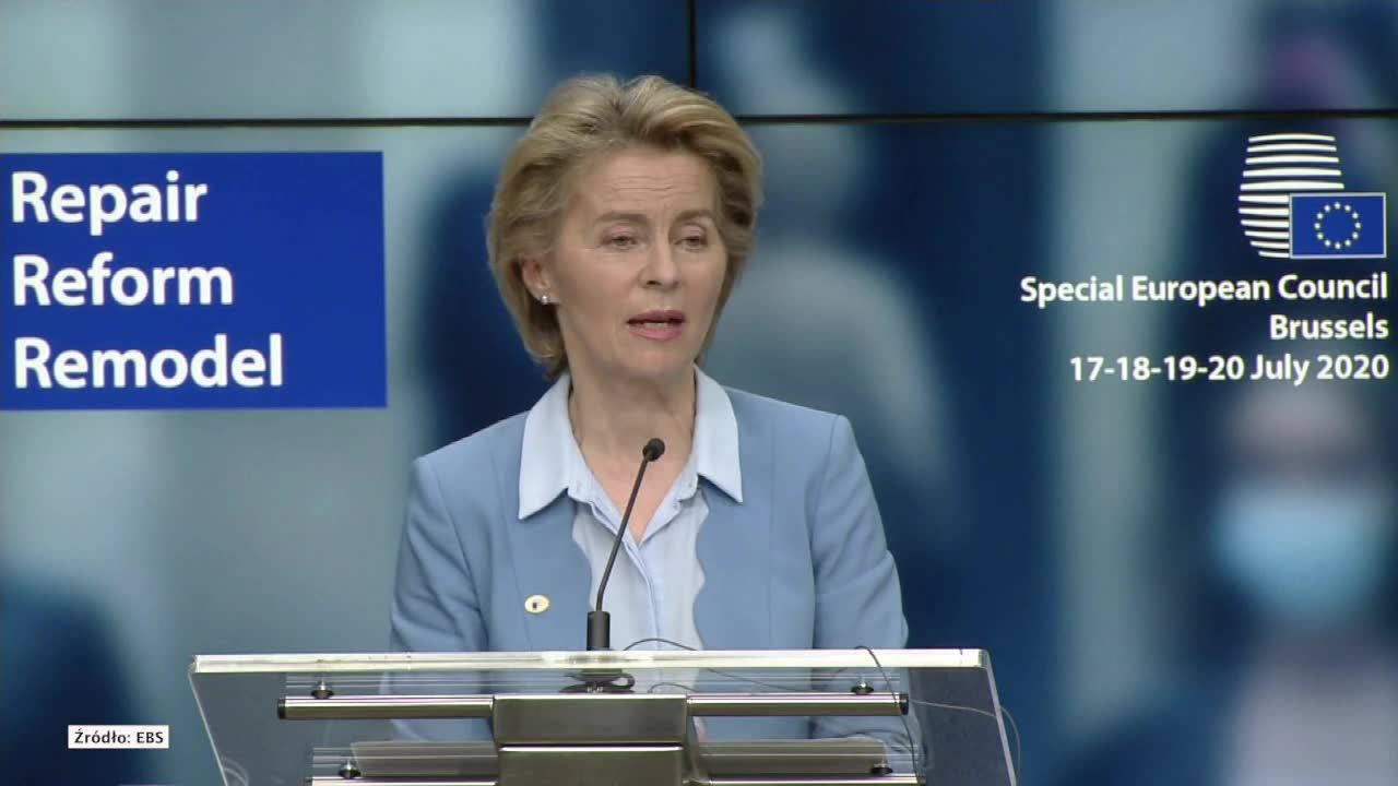 „Głosowanie odbywać będzie się większością kwalifikowaną”. U. von der Leyen o ustaleniach ws. praworządności