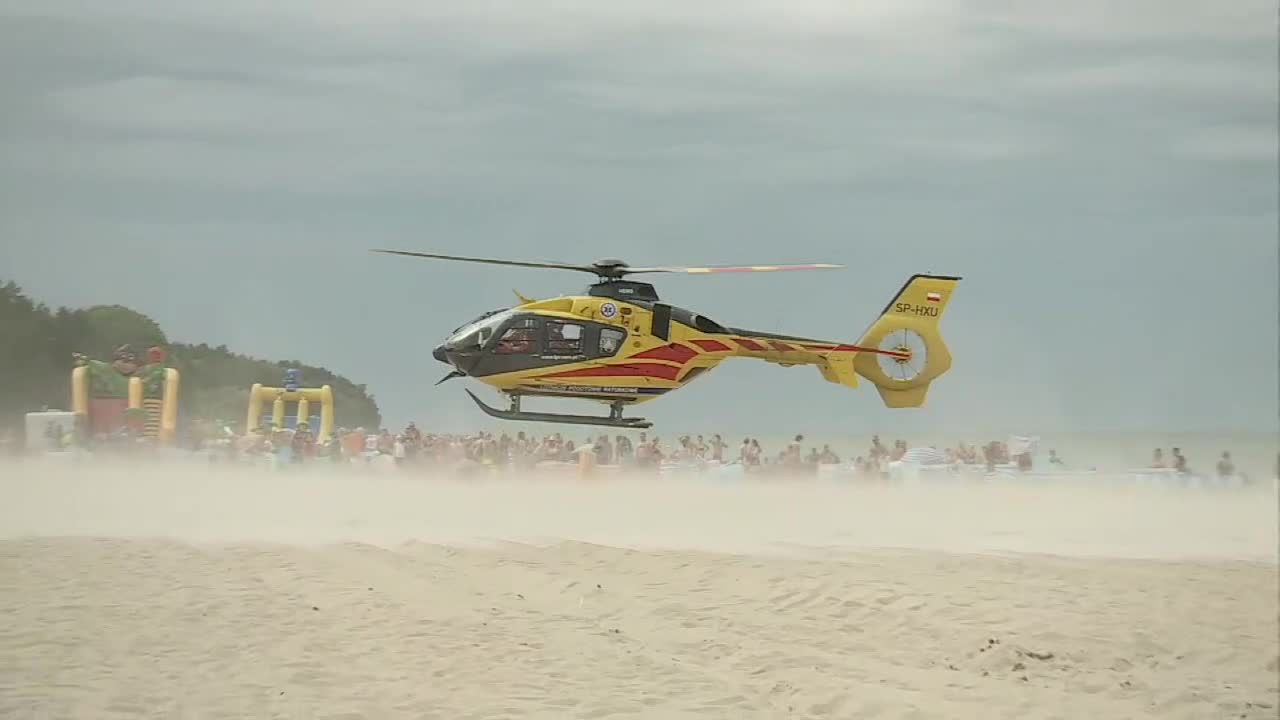 45-latek utonął w Bałtyku. Kąpał się na niestrzeżonej plaży w Sarbinowie