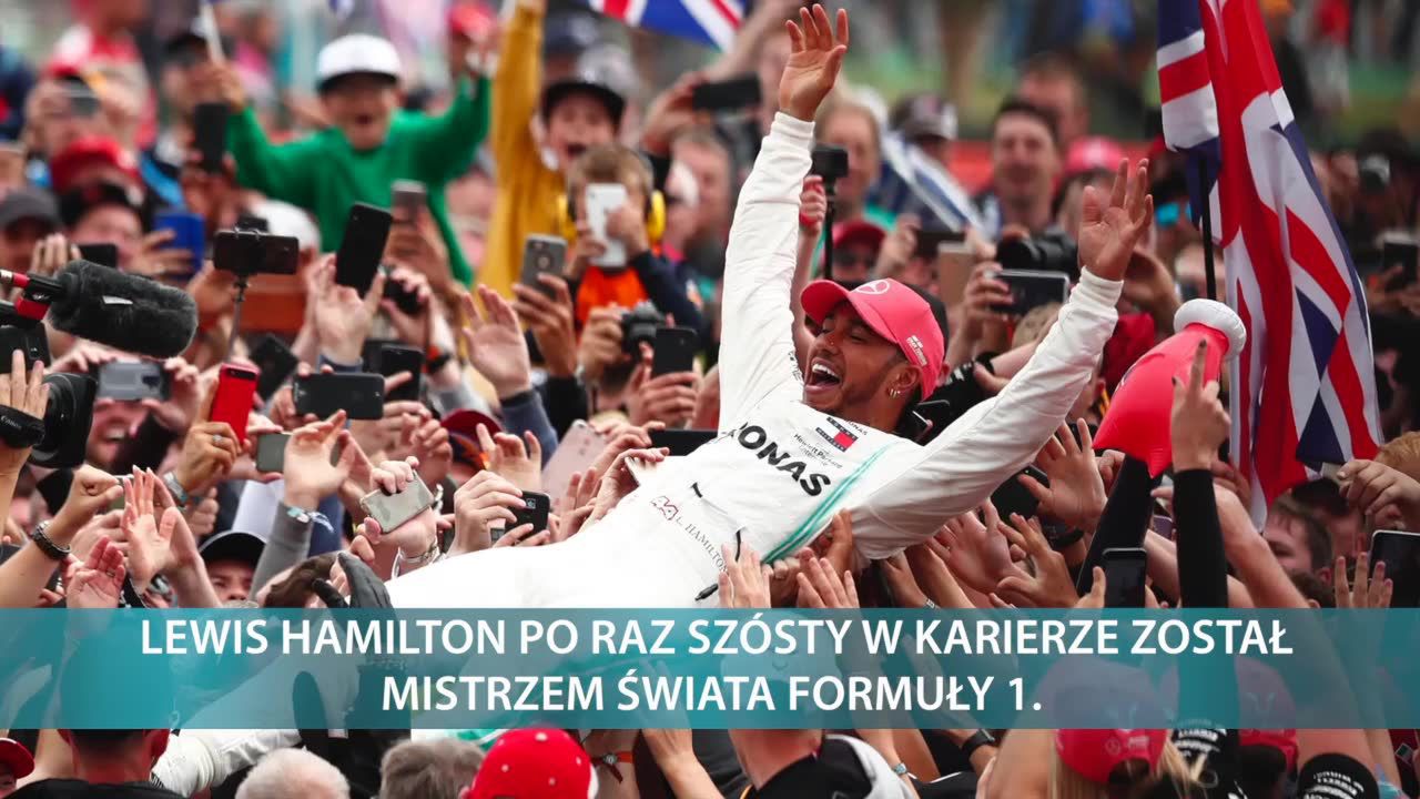 Lewis Hamilton po raz szósty w karierze mistrzem świata Formuły 1, pech Roberta Kubicy w USA