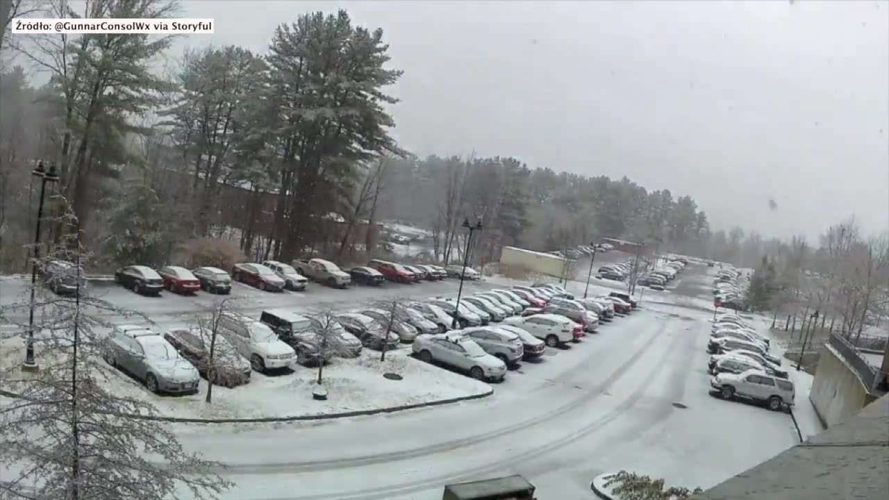 Zima nadeszła do stanu New Hampshire, w północnej części USA