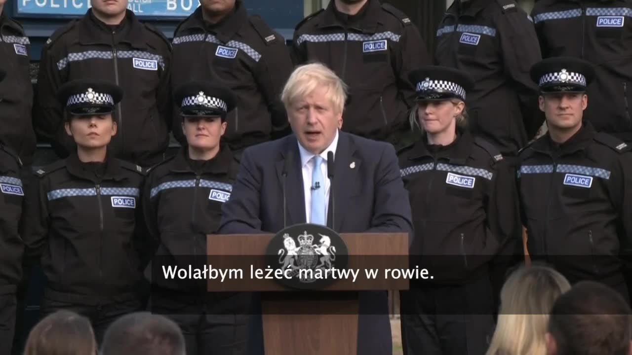 “Wolałbym leżeć martwy w rowie”. B. Johnson o możliwości opóźnienia brexitu