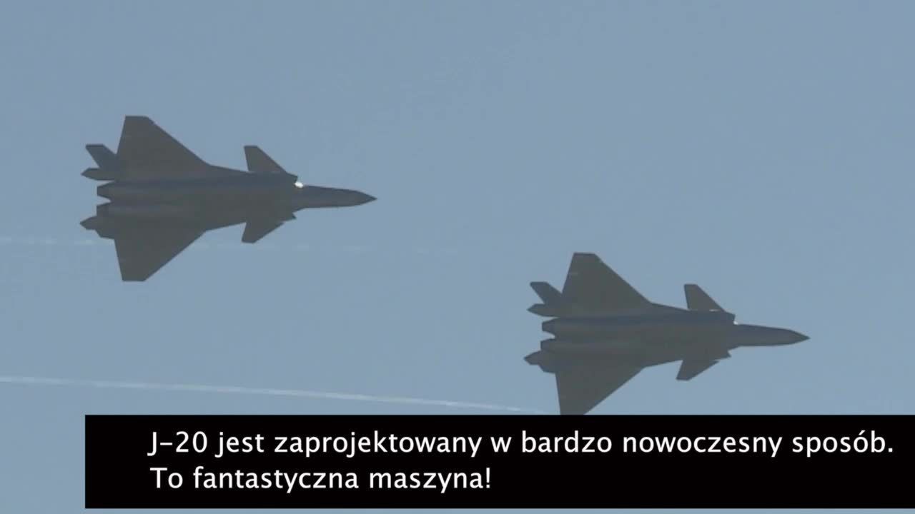 Pilot o ewolucji chińskich myśliwców niewykrywalnych dla radarów