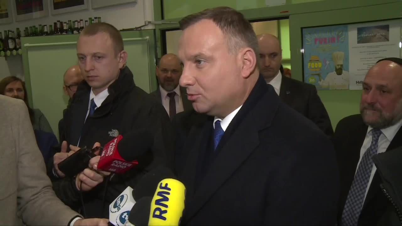 A. Duda: Prezydent Izraela informował mnie, że chce przyjechać na Marsz Żywych