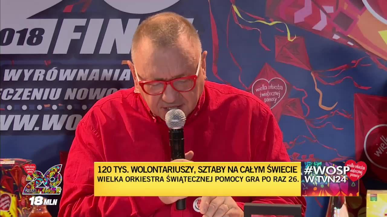 “Każdy ma możliwość, żeby wesprzeć orkiestrę”. Na konto WOŚP wpłynęło już 18 mln złotych