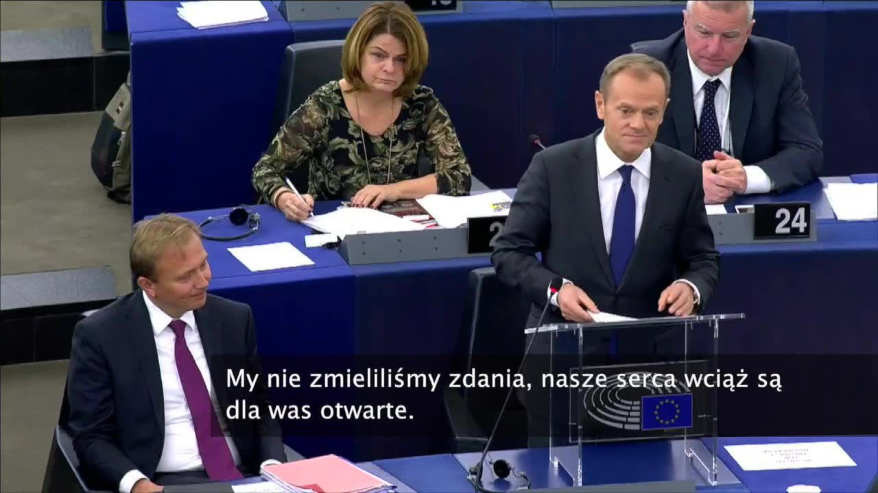 Wielka Brytania zmieni zdanie ws. brexitu? D. Tusk: Nasze serca są wciąż dla was otwarte