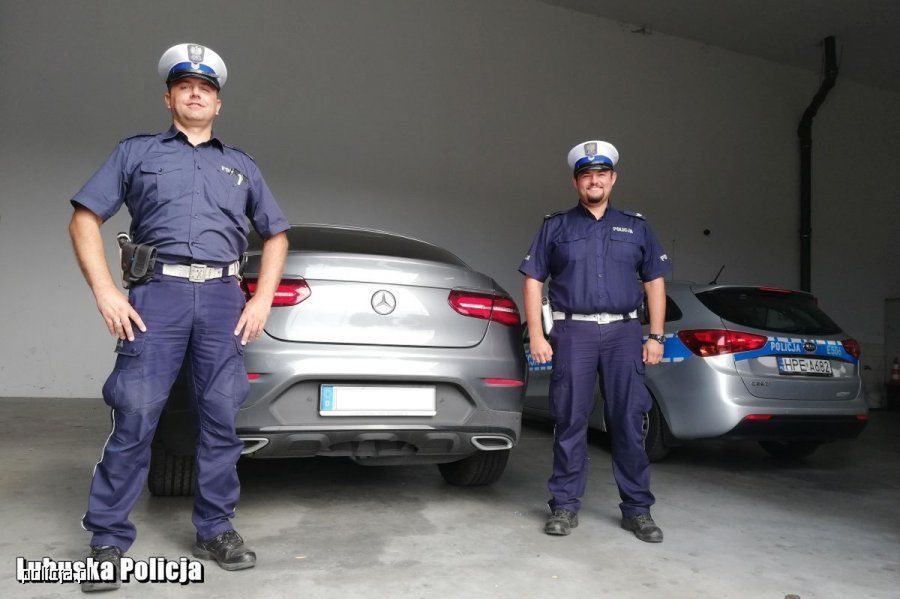 Policja odzyskała mercedesa wartego 200 tys zł