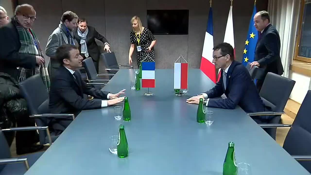 Premier Morawiecki spotkał się z prezydentem Francji. Wśród tematów reforma sądownictwa, obronność UE oraz pracownicy delegowani