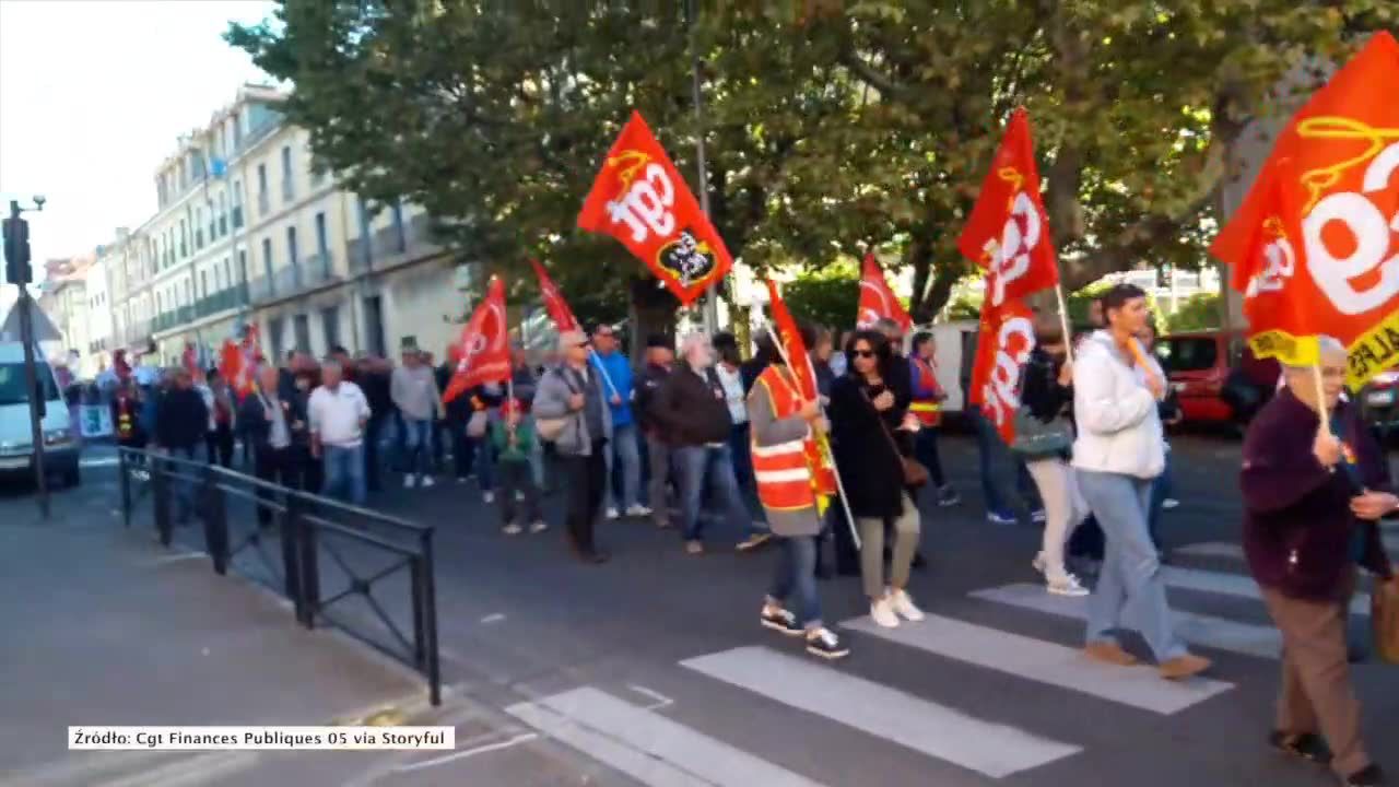 Strajki we Francji. Sektor publiczny nie zgadza się na reformy Emmanuela Macrona