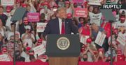 Pierwszy wiec D. Trumpa po zachorowaniu na COVID-19