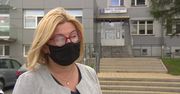 Zamknięty oddział wewnętrzny szpitala w Kłobucku. Zakażeni pacjenci oraz personel medyczny