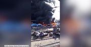 Zajezdnia autobusowa w Lagos podpalona. Wiele pojazdów spalonych