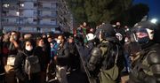 Zamieszki w Salonikach podczas protestów przeciwko lockdownowi