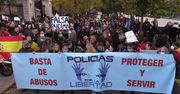 Protest koronawirusowych sceptyków w Madrycie