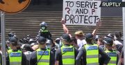Ponad 400 aresztowanych w trakcie protestu w Melbourne. Demonstrowali przeciwko lockdownowi
