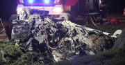 Czołowe zderzenie samochodów osobowych na Opolszczyźnie. Dwie osoby zginęły, a pięć trafiło do szpitali