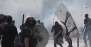 Brutalne zamieszki w Chile. Demonstrujący spalili policyjną armatkę wodną