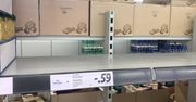 Puste półki w berlińskich supermarketach. Paniczne zakupy w Niemczech