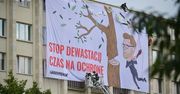 Protest Greenpeace na gmachu Ministerstwa Środowiska