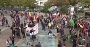 Pacyfiści protestowali przed fabryką broni w Niemczech.