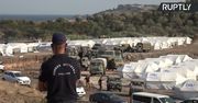 Na Lesbos trwa budowa nowego obozu dla uchodźców. Postawiono już namioty z miejscami dla 5 tys. osób
