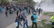 Zamieszki w Chile. Gwałtowne protesty medyków w Santiago