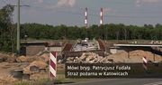 Podmyta konstrukcja budowanego wiaduktu w Katowicach. Utrudnienia dla kierowców