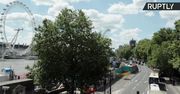 W Londynie odbył się protest przewoźników autokarowych.
