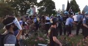 Zamieszki w Chicago. Protestujący próbowali obalić pomnik Krzysztofa Kolumba