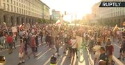 Papierem toaletowym w siedzibę rządu. Protest w Sofii