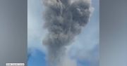 Erupcja wulkanu na wschodzie Rosji. Pobliskie miasto pokryte warstwą popiołu