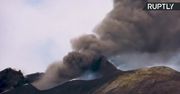 Etna znowu aktywna. Z krateru wulkanu wydobywały się kłęby dymu i popiół