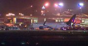 Boeinga 767 awaryjnie wylądował na Okęciu. Pilot zgłosił pożar silnika