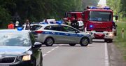 Karambol na Podlasiu. Rannych zabrał śmigłowiec