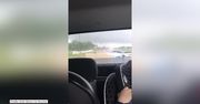 Uciekający samochód. Rodzina pędziła, aby zostawić w tyle tornado