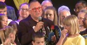 Jerzy Owsiak wypił sok z cytryny i został kawalerem Orderu Uśmiechu